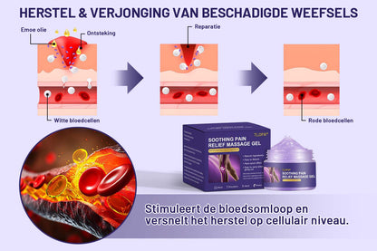 [Officiële winkel]🌟 TLOPA® Natuurlijke pijnstillende gel – 💪Snel absorberend en langdurig comfort voor pijnlijke spieren en gewrichten🌱